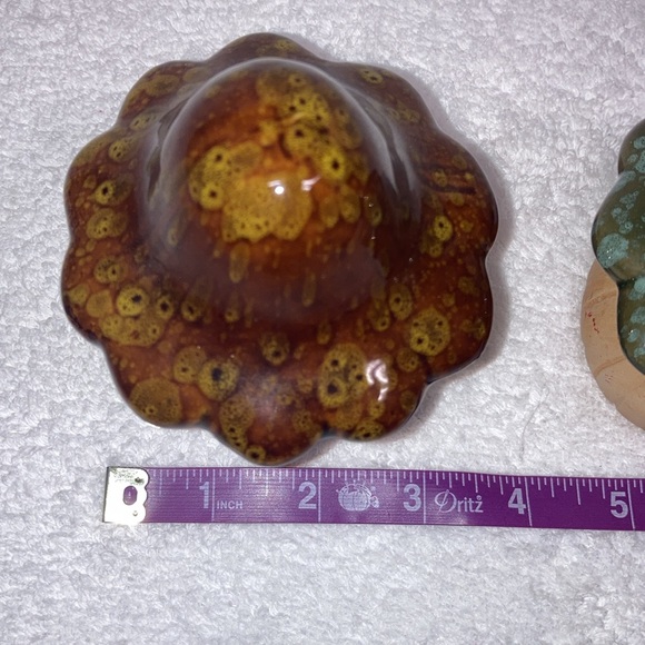 Vintage mushrooms ceramic pottery decor garden collectible - Picture 3 of 7